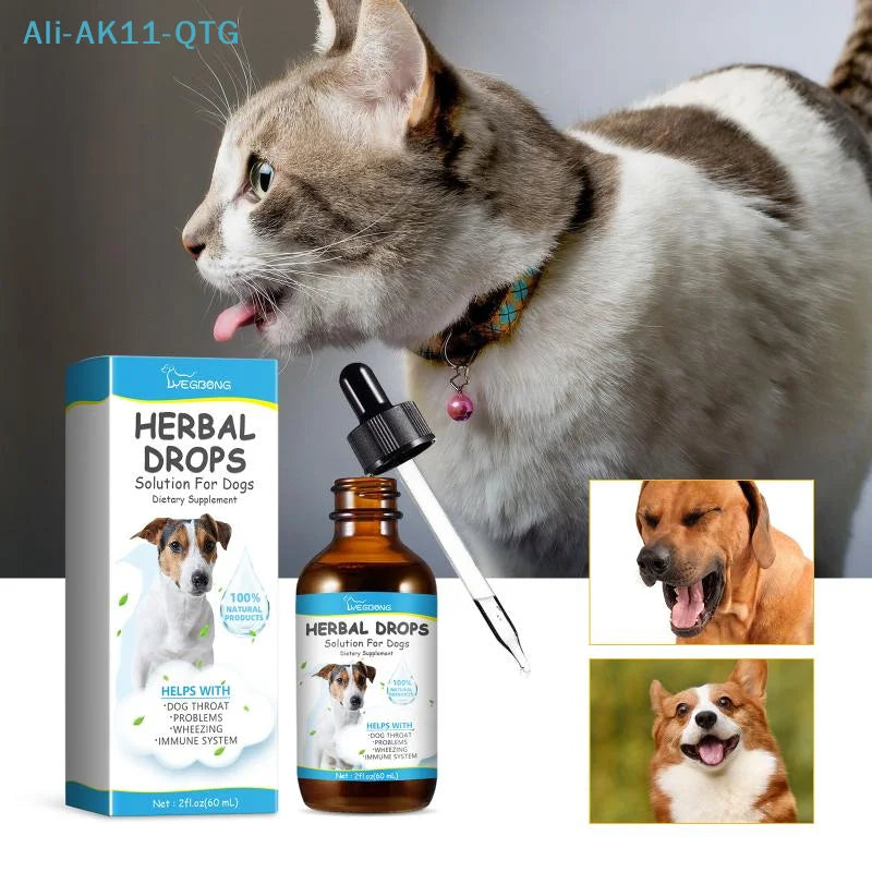 Yegbong Herbal Drops for Pets – Natural Wellness Supplement 60ml