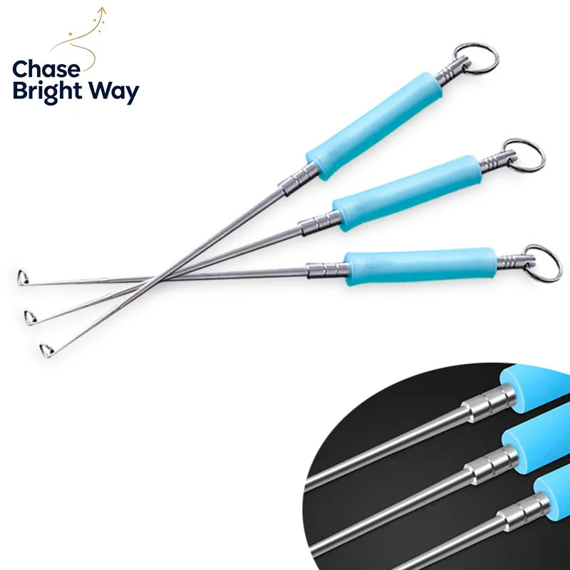 Stainless Steel Fishing Hook Extractor – Silicone Handle