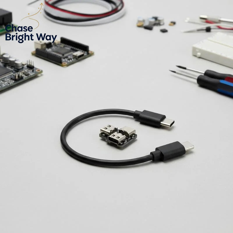 USB-C Power Splitter 1 in 2 Out – Dual Device Charging Adapter