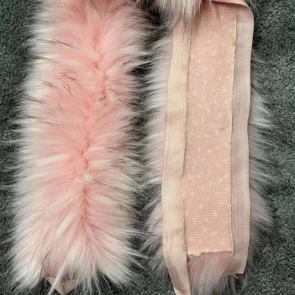 1M Faux Fur Trim Ribbon – Fluffy DIY Clothing Decoration