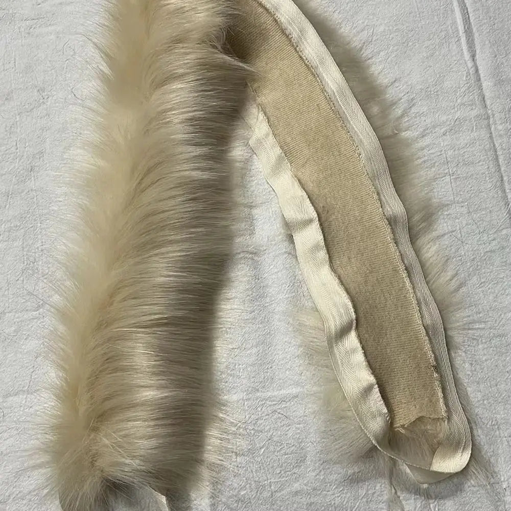 1M Faux Fur Trim Ribbon – Fluffy DIY Clothing Decoration