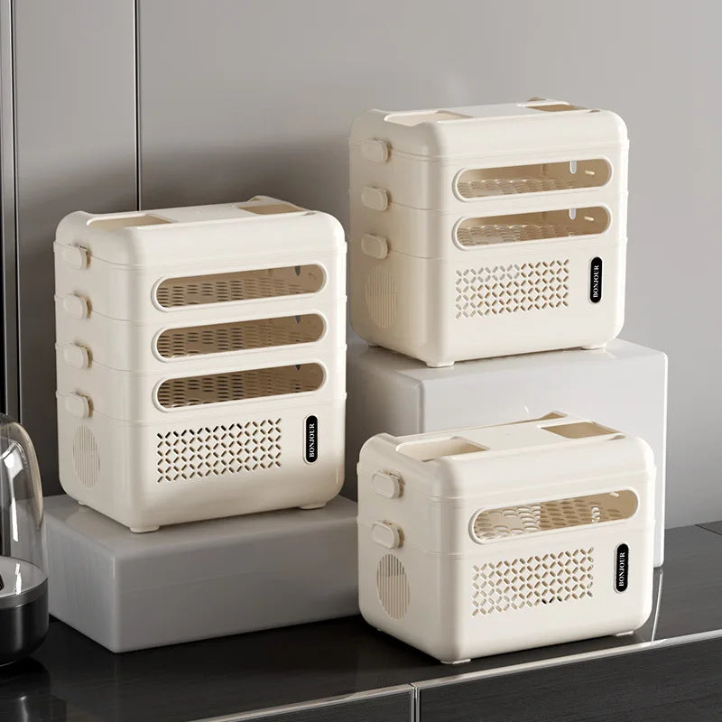 WiFi Router Organizer Box – Cable Management Storage Shelf