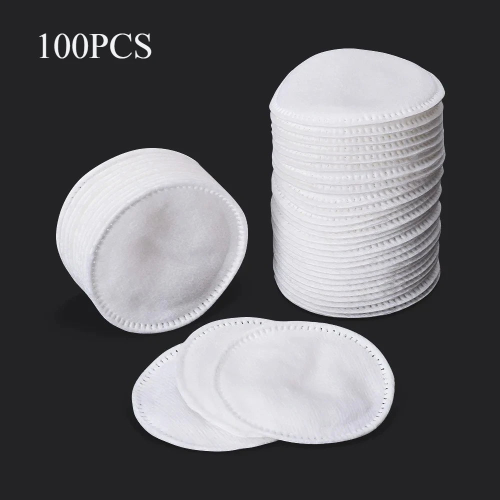 Soft Round Disposable Cotton Pads – 100 to 500 Pcs