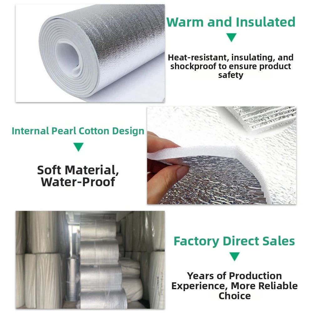 Aluminum Foil Radiator Insulation Reflective Film 5m/10m