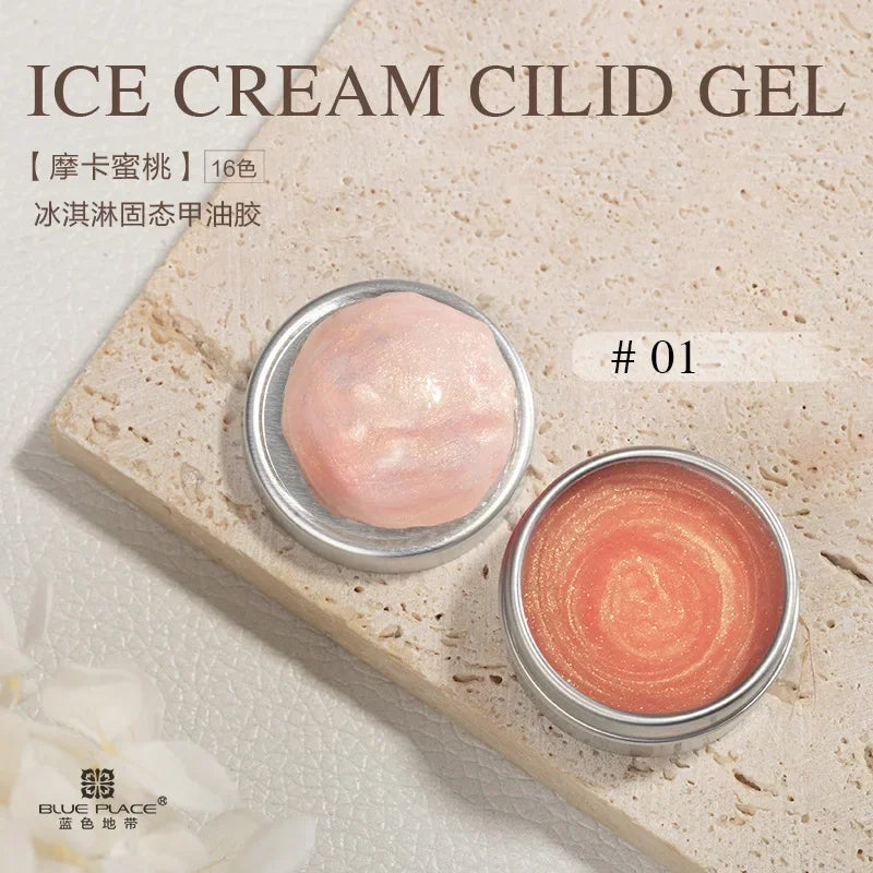 Handaiyan 64 Colors Solid Nail Polish Gel – Ice Cream Texture