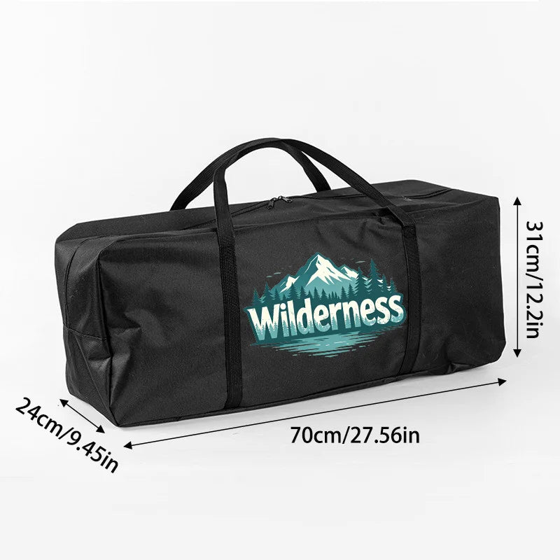 Waterproof Fishing Tackle Bag – Large Wilderness Print Duffel