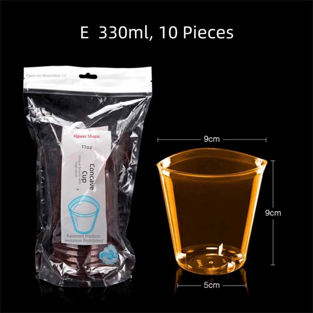 Clear Plastic Disposable Cups – Mini Mousse & Drink Cups 10/20pk