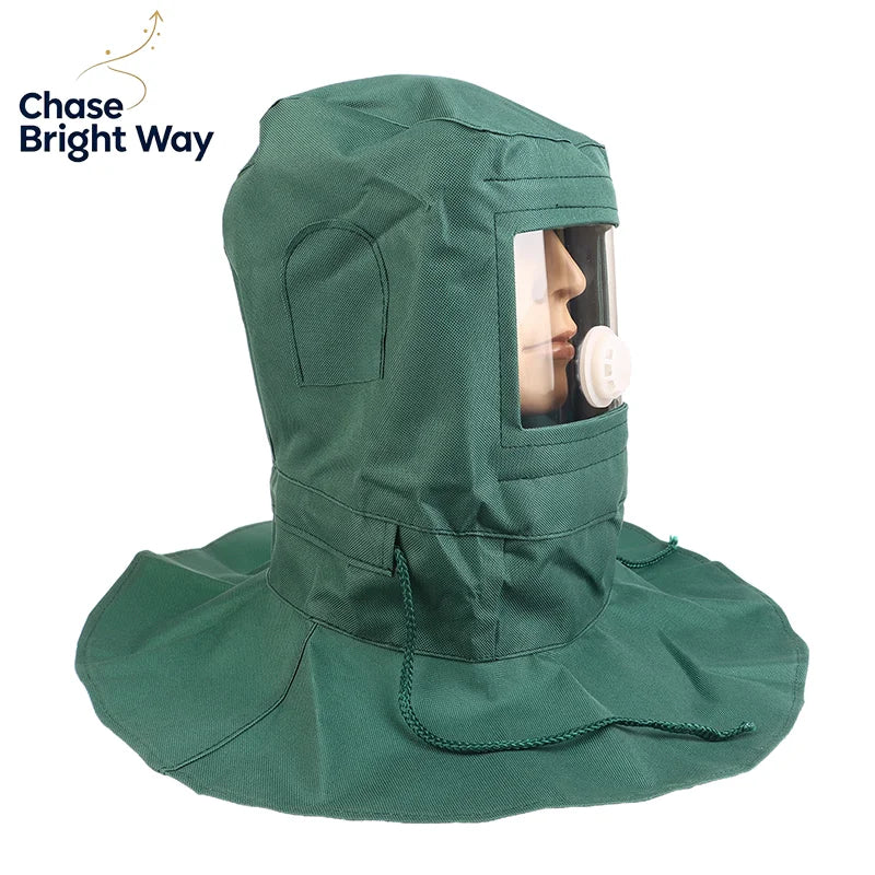 Canvas Sandblasting Hood – Windproof Anti-Impact Face Cover