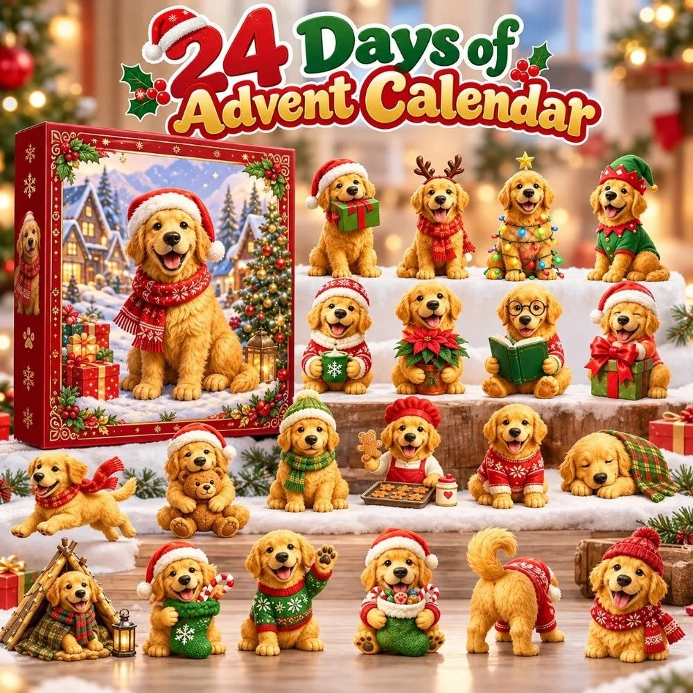 24-Day Advent Calendar 2026 – Acrylic 2D Christmas Countdown