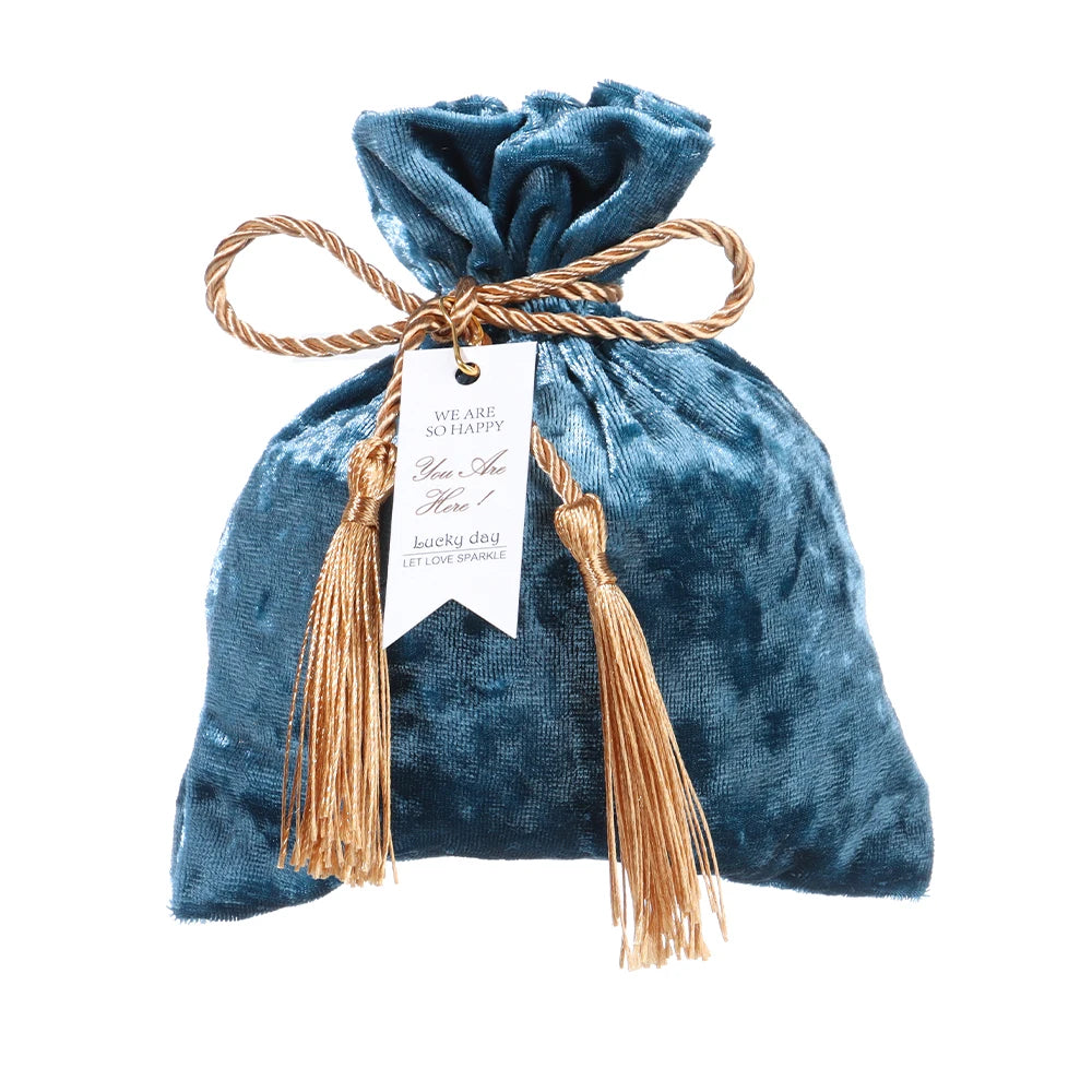 Velvet Drawstring Candy Gift Bags – Wedding & Party Pouches
