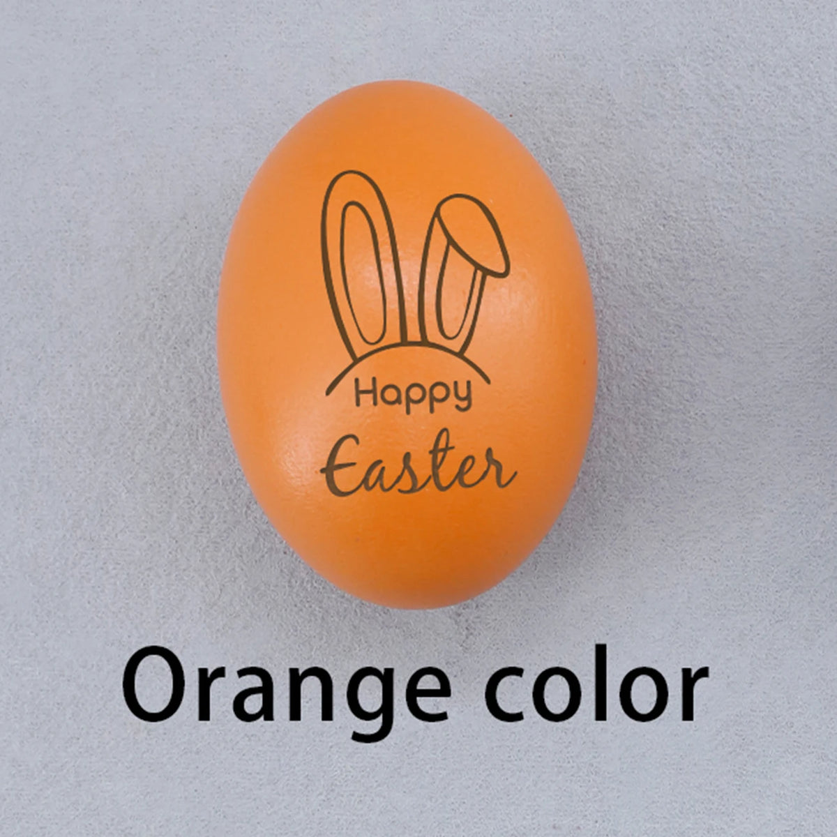 Personalized Laser-Engraved Wooden Easter Egg Decor Set