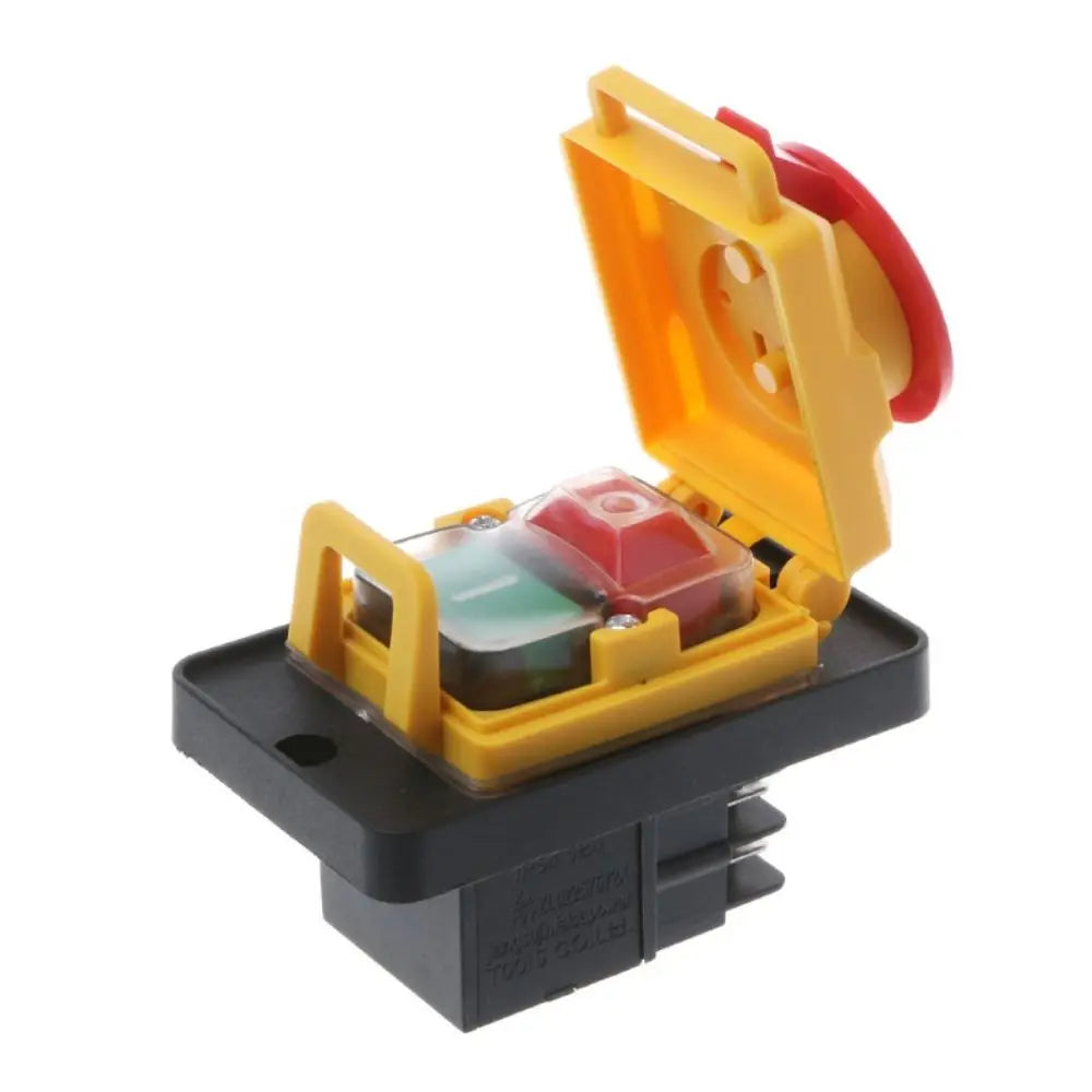 KJD12 250V Push Button Switch – 4/6 Pin Waterproof Start Stop