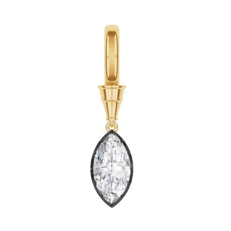 Women's Geometric Zircon Pendant Necklace | Gold Plated Chain