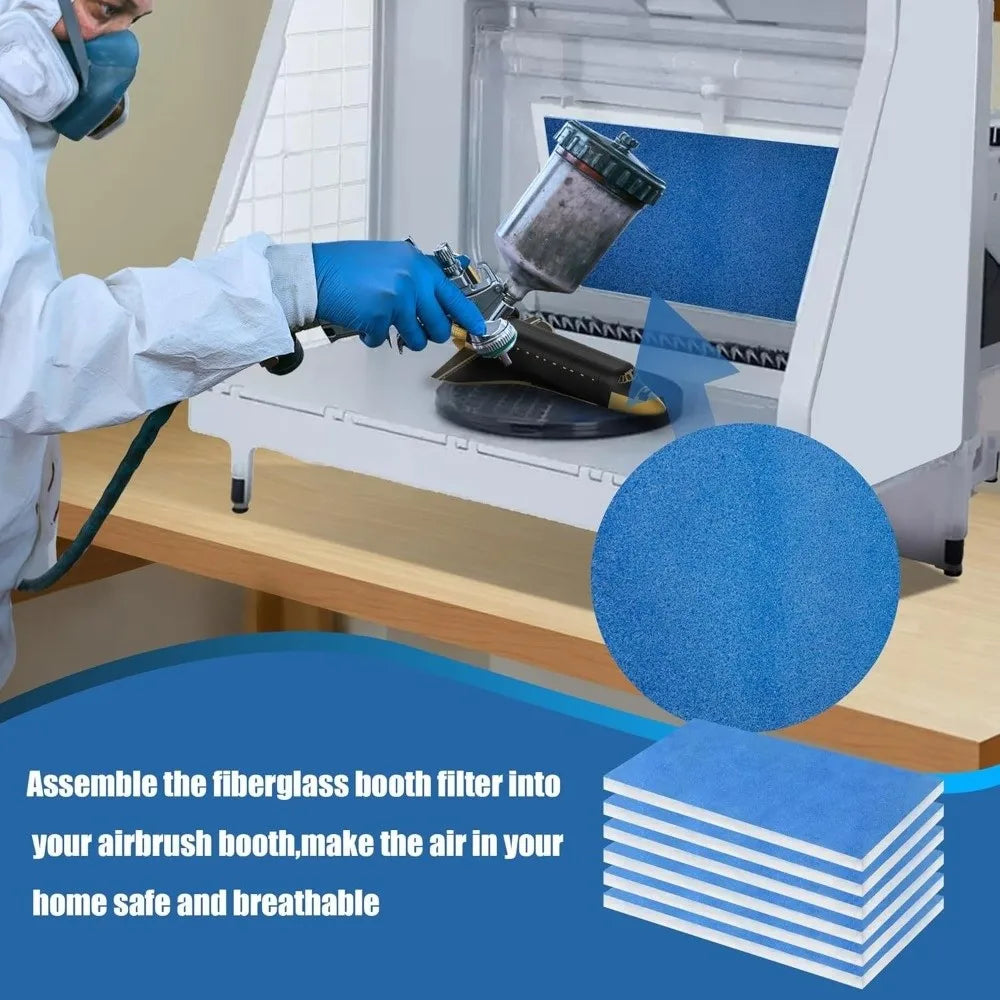 2-Pack Double Layer Airbrush Spray Booth Filter – Replaceable