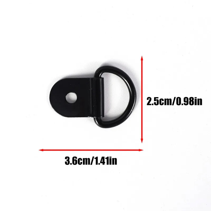 D-Ring Tie Down Anchors – Cargo Hook Rings for Truck & Trailer