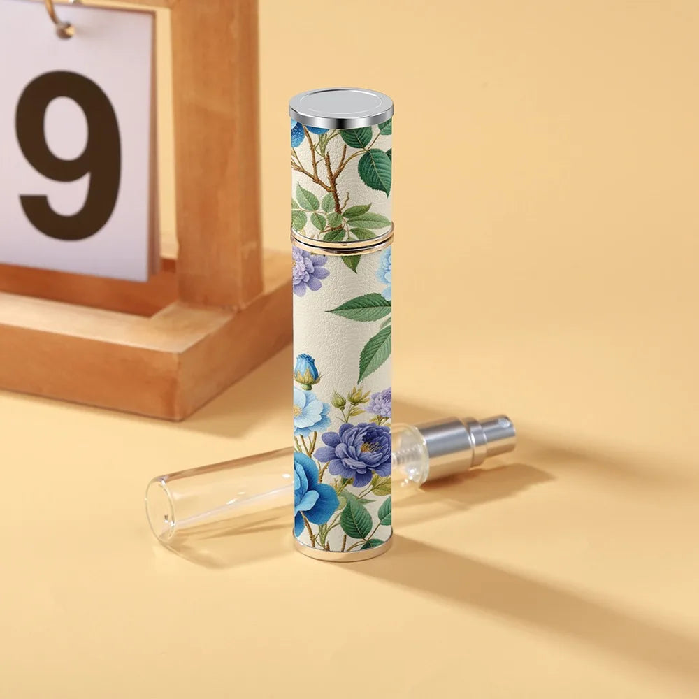 PU Leather 10ml Refillable Perfume Spray Bottle | Travel