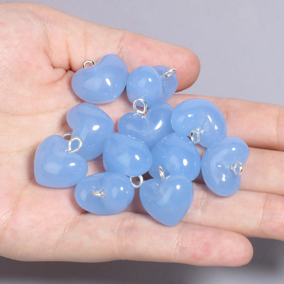 Resin Star Charms Candy Color DIY Jewelry Pendants – 10pcs