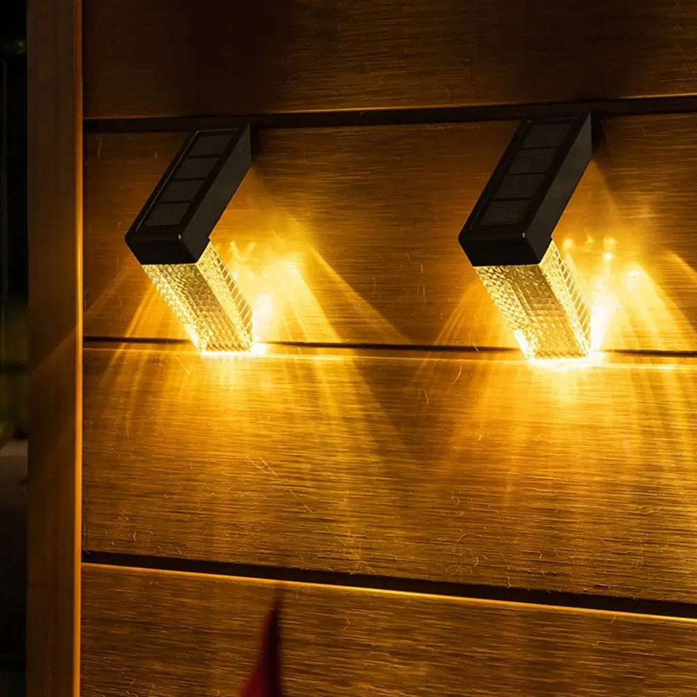 Solar Deck Light IP65 Color Changing LED Wall & Step Lamp