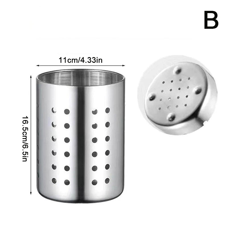 Stainless Steel Cutlery & Chopstick Holder Organizer