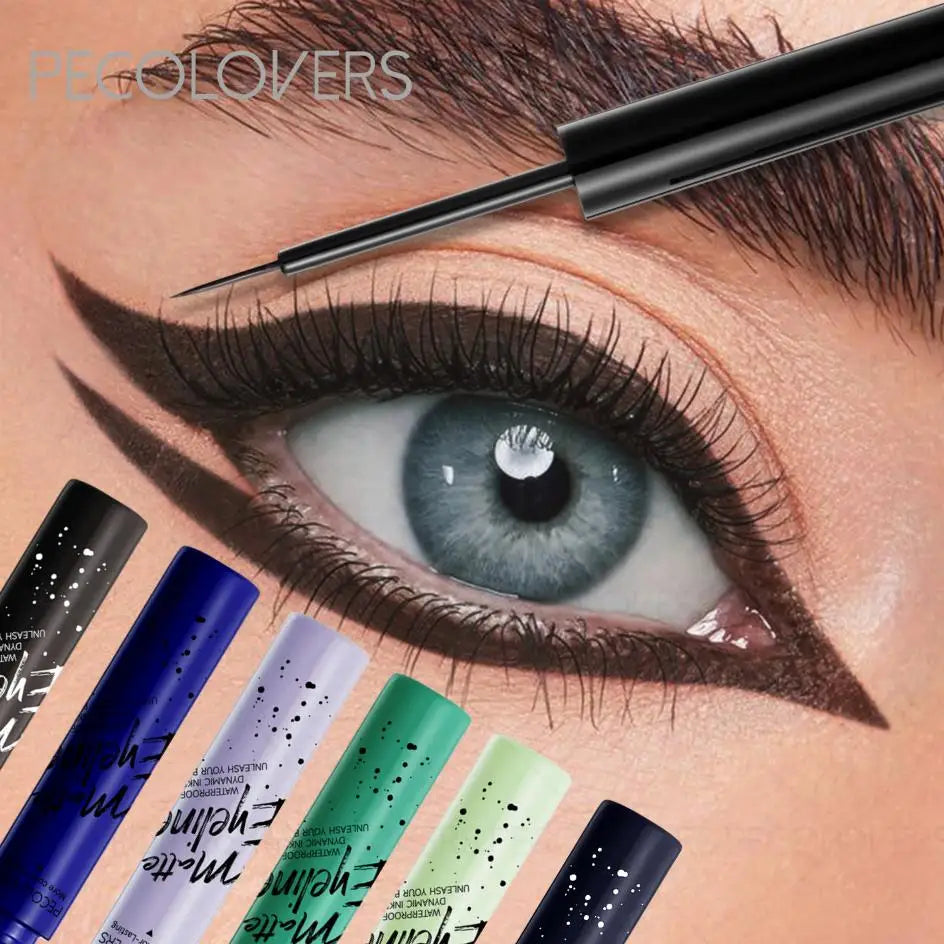 Ultra-Fine Multicolor Waterproof Liquid Eyeliner – Long-Lasting