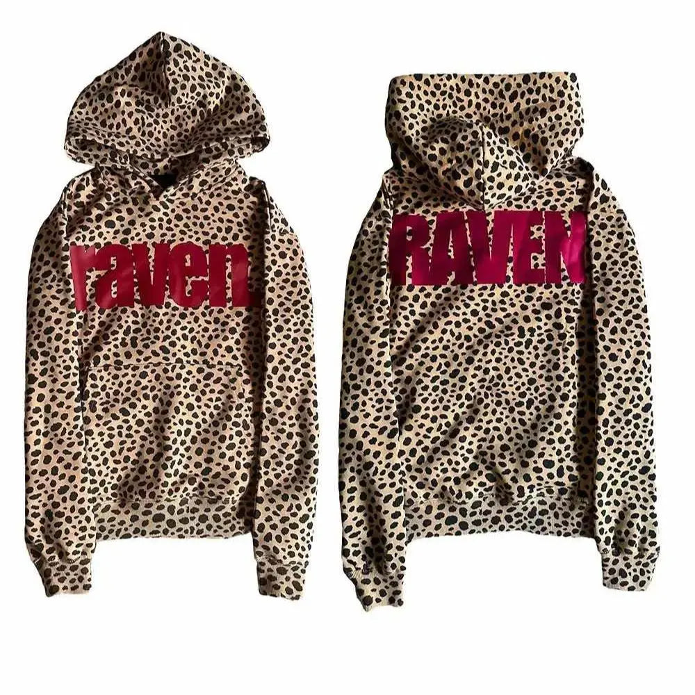 Y2K Punk Print Oversized Hoodie – Women's Retro Streetwear