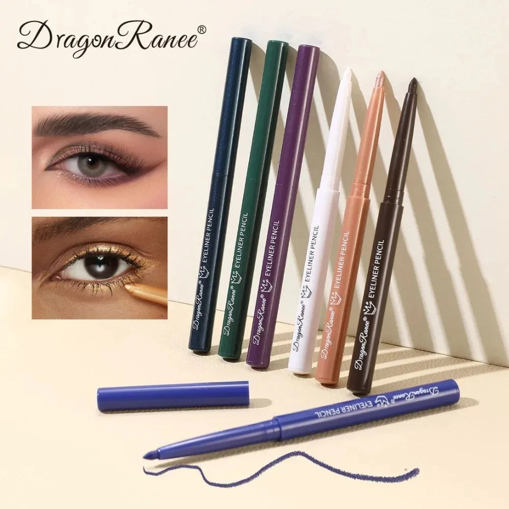 Waterproof Gel Eyeliner Pencil – Matte & Shimmer, 10 Colors