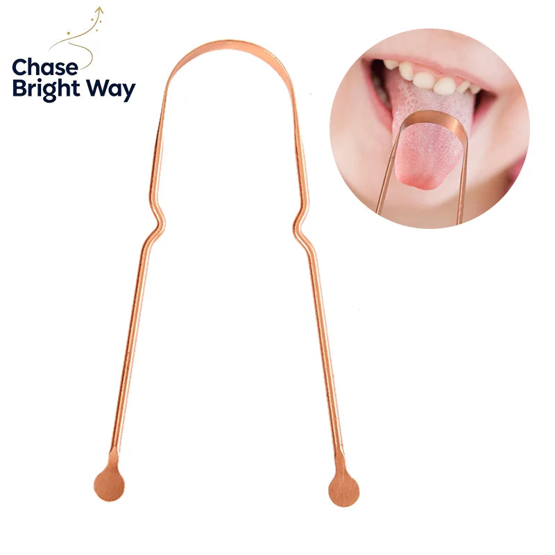 Stainless Steel Tongue Scraper – Fresh Breath Oral Care Tool