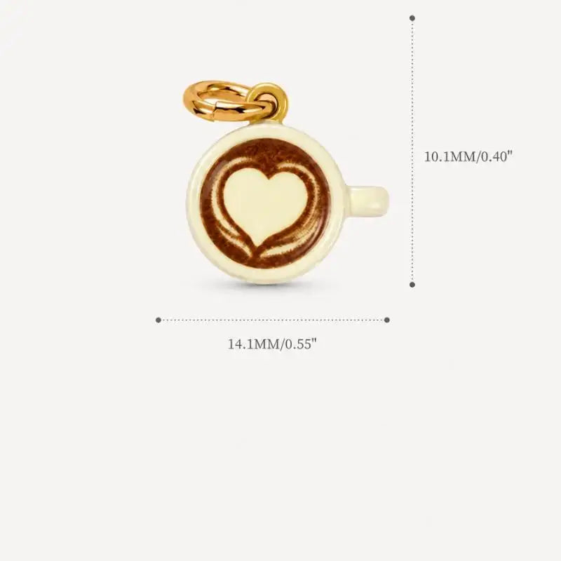 Mini Copper Food & Drink Charms for DIY Jewelry Making