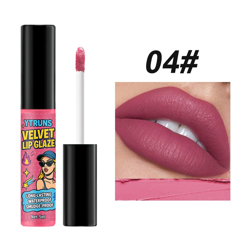 YTRUNS Matte Liquid Lipstick – Waterproof Long-Lasting Lip Tint