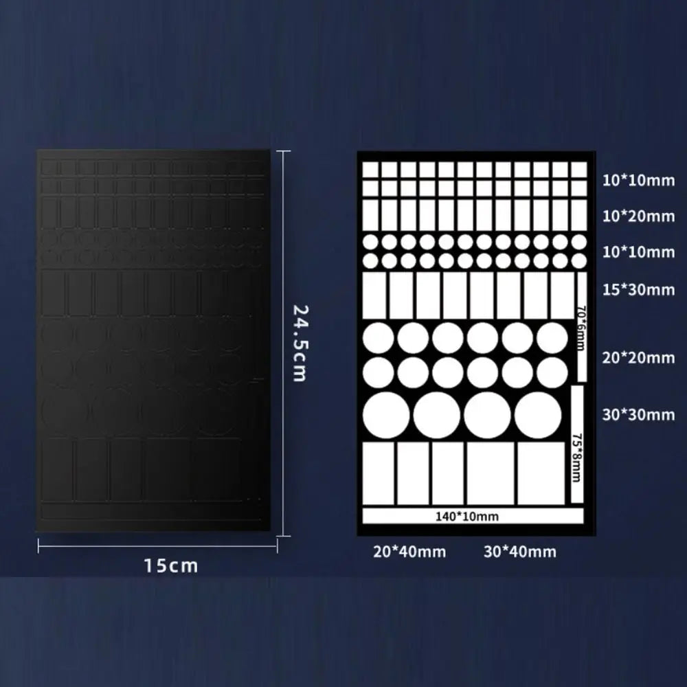 LED Blackout Dimming Stickers – Light Blocking PVC Covers