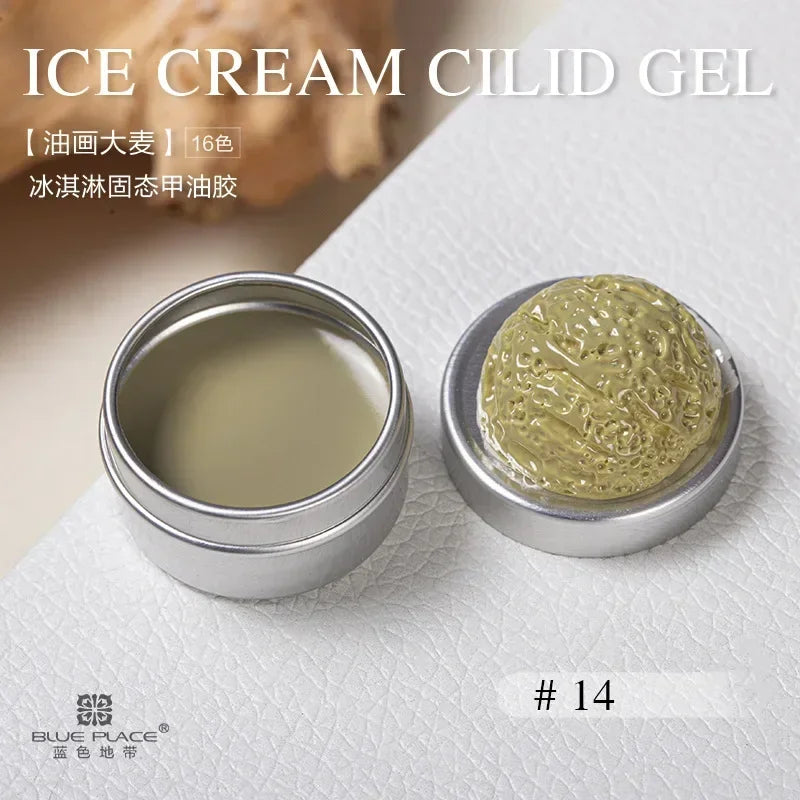 Handaiyan 64 Colors Solid Nail Polish Gel – Ice Cream Texture