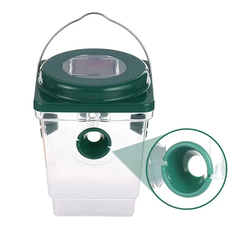Solar Wasp & Hornet Trap – Reusable Hanging Insect Catcher