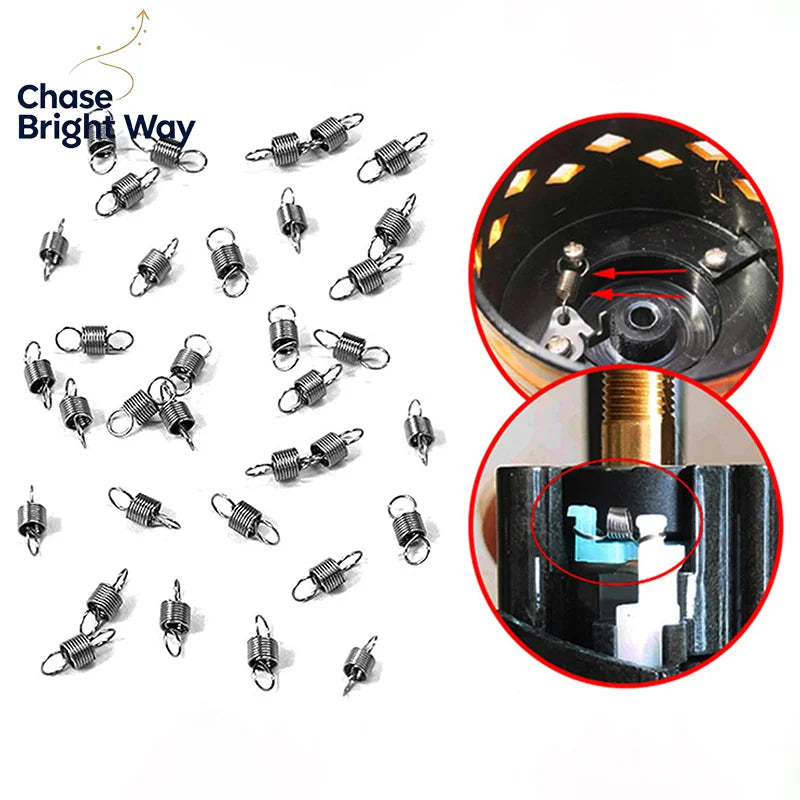 10-Pack Fishing Reel Return Springs – Swing Arm Reversing Switch