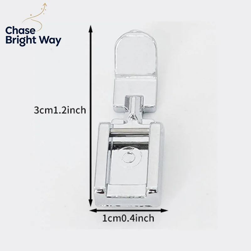 Zipper Presser Foot Left Right Narrow – Low Shank Snap-On