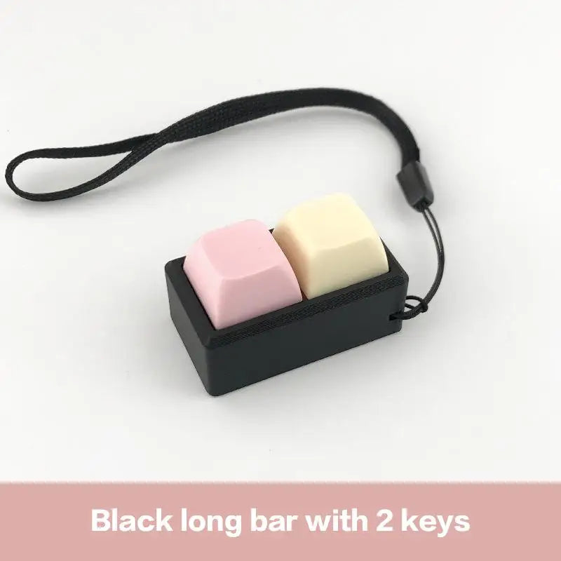 Keyboard Key Fidget Toy – 2/3/4 Button Finger Clicker Desk