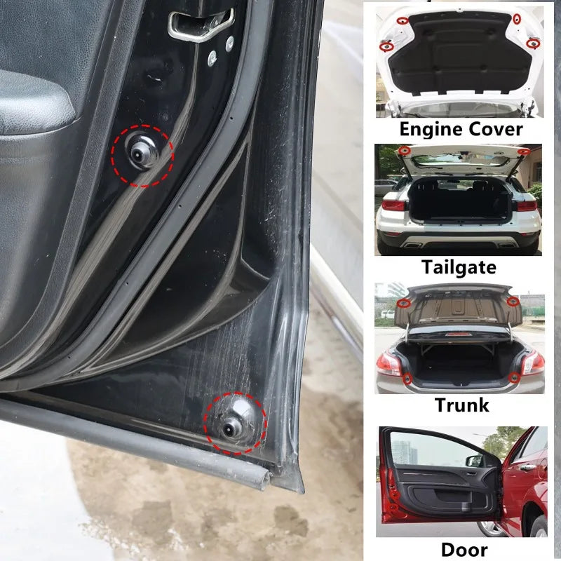 Toyota Corolla & Highlander Car Door Rubber Buffer Blocks 2-Pack