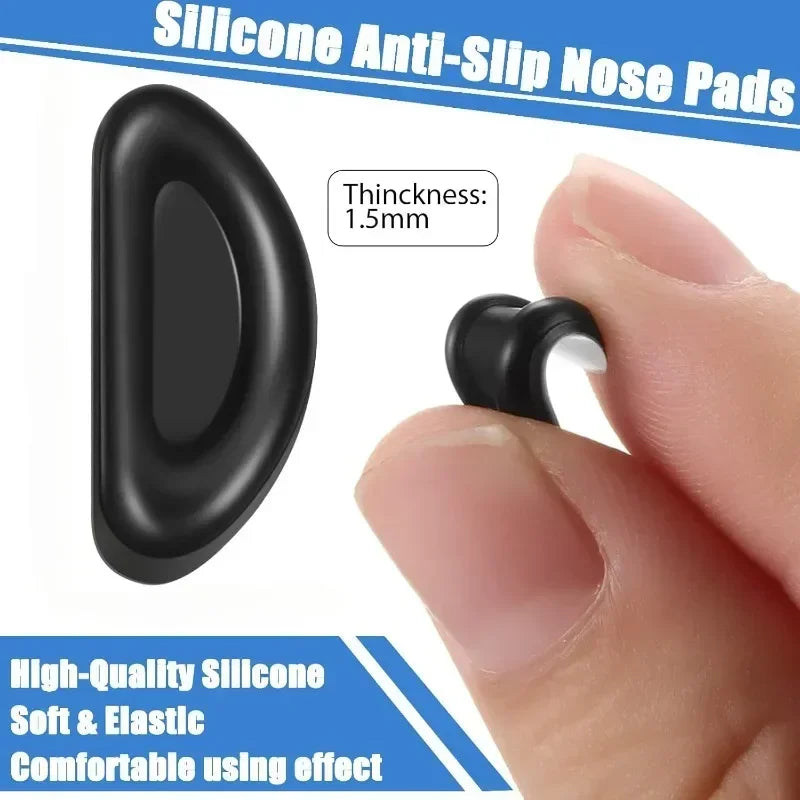 Adhesive Silicone Nose Pads for Glasses – 10 or 60 Pack