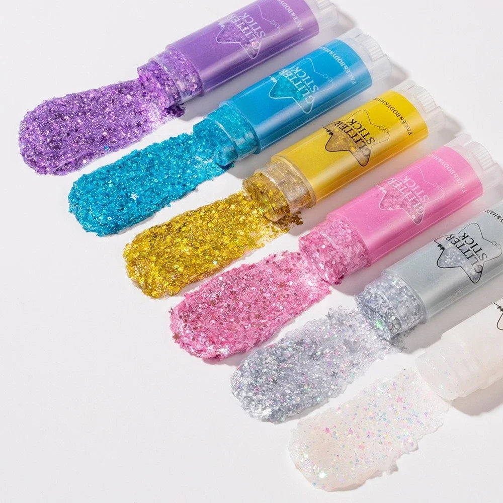Sequin Glitter Gel Stick – Face, Body & Hair Stage Makeup