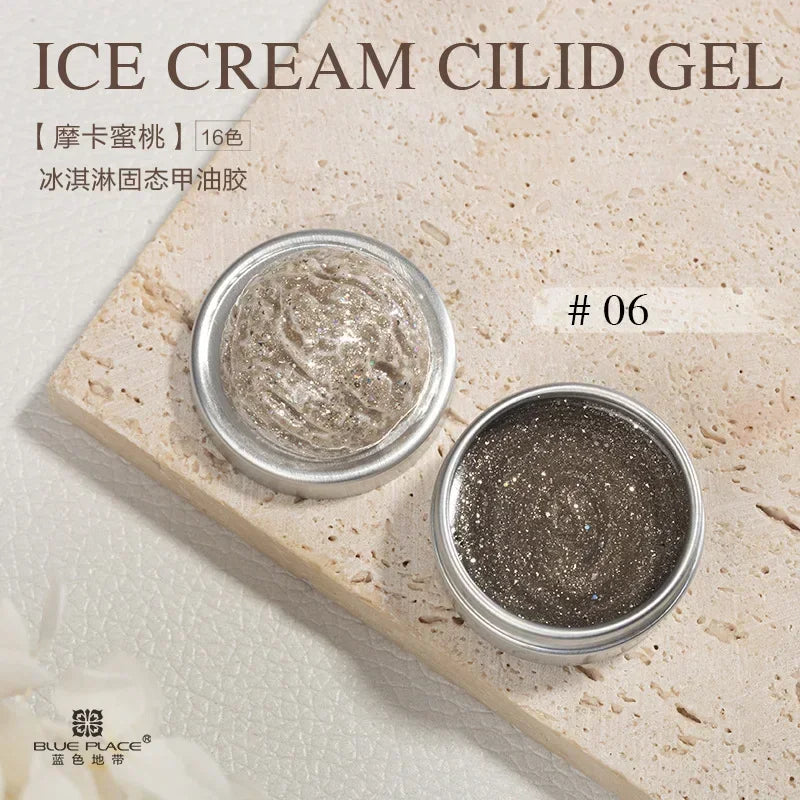 Handaiyan 64 Colors Solid Nail Polish Gel – Ice Cream Texture