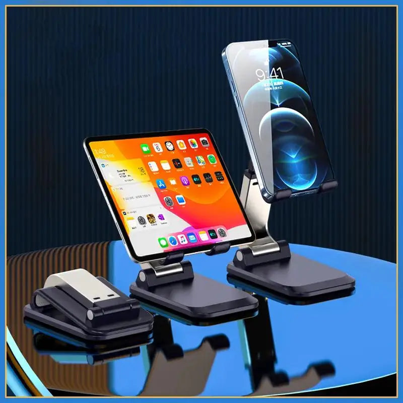 Rotating Foldable Phone & Tablet Desktop Stand | Universal Fit