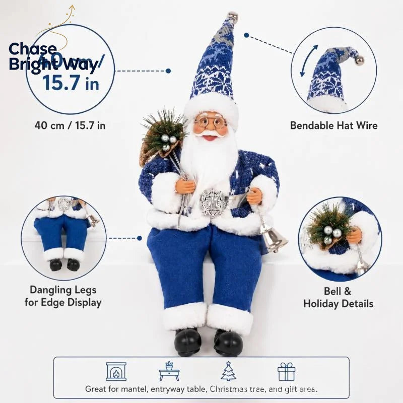 Santa Claus Standing Figurine | Outdoor Christmas Garden Decor