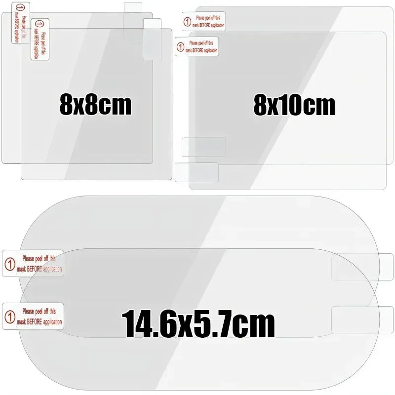 Transparent Electrostatic Windshield Sticker for Dash Cam & Mount