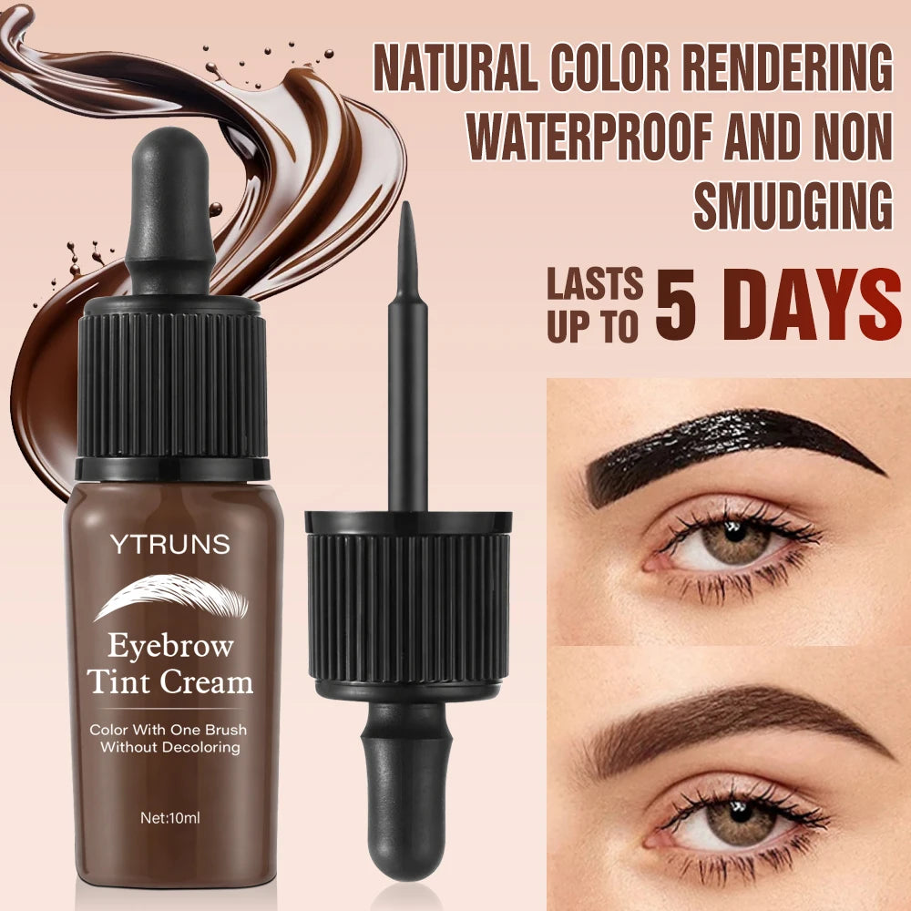 YTRUNS Peel-Off Eyebrow Tint – Waterproof Long-Lasting Brow Dye