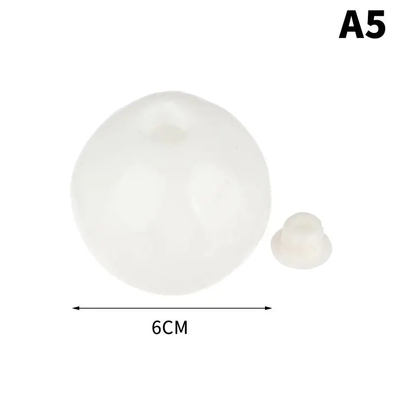 Transparent TPR Sphere DIY Ball Mold – Fillable Craft Shell