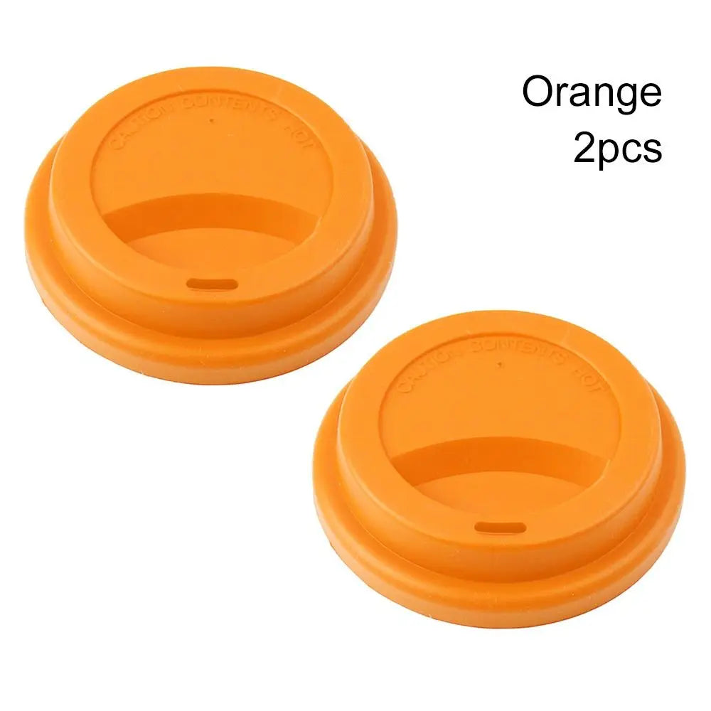 Silicone Cup Lids 2-Pack – 9.5cm Universal Mug Covers