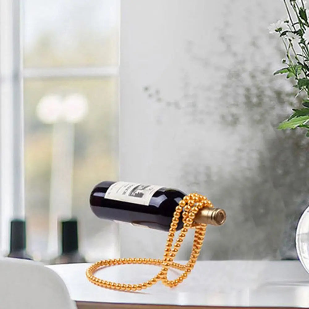 Pearl Necklace Floating Iron Wire Display Stand | Home Décor