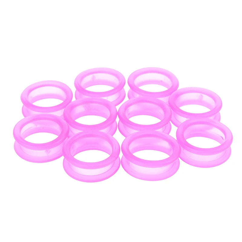 Silicone Scissor Finger Ring Inserts for Barbers – 10-Pack