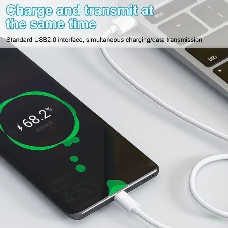 USB-C Fast Charging Cable 66W 6A – 40Mbps Data Transfer
