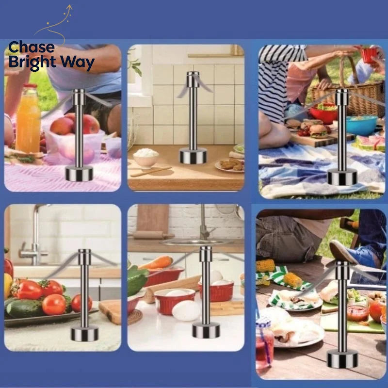 Fly Repellent Fan – Tabletop Outdoor Meal Protection