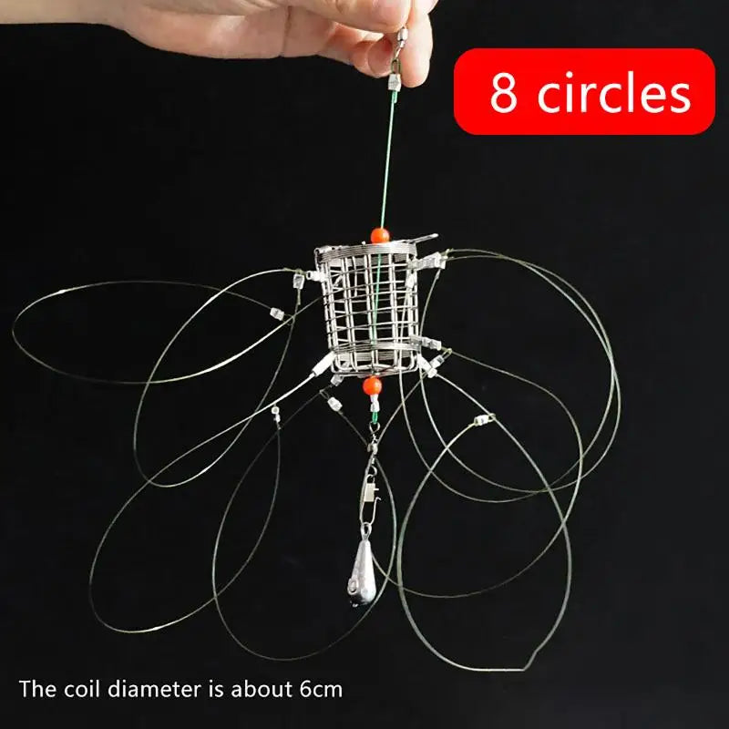 Stainless Steel Crab Trap Wire Cage – 8/12 Lap Crab Catcher